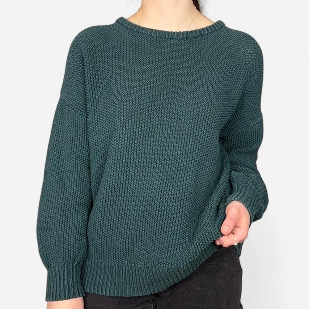 Old navy green textured knit